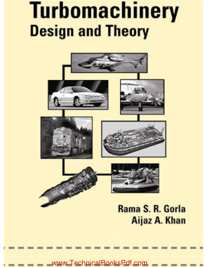 Turbomachinery Design and Theory By Rama S R Gorla