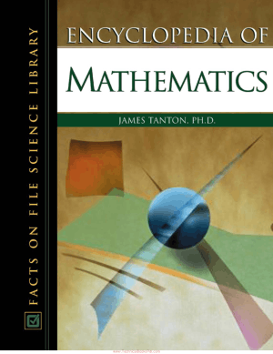 Encyclopedia Of Mathematics By James Tanton