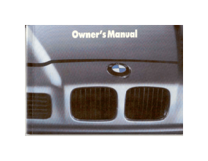 BMW 850i 1990 Coupe Owner’s Manual Free Download