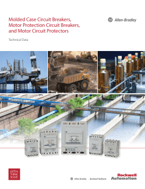 Molded Case Circuit Breakers, Motor Protection Circuit Breakers, and Motor Circuit Protectors