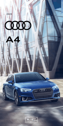 2019 Audi A4 Car Owners Manual