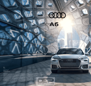 2019 Audi A6 Car Owners Manual