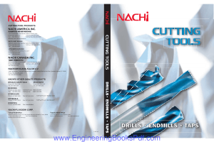 Cutting Tools Drills Endmills Taps PDF Manual Free Download