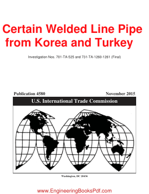 Certain Welded Line Pipe from Korea and Turkey