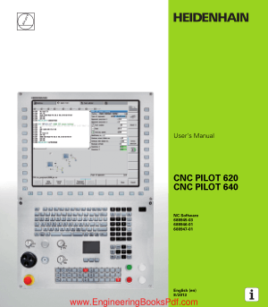 CNC PILOT 620 CNC PILOT 640 NC Software