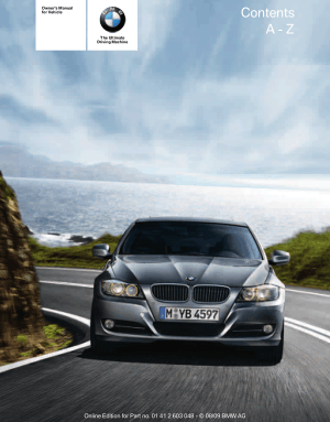 BMW 335i Xdrive Sedan 2010 Owner’s Manual