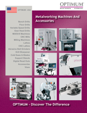 Metalworking Machines and Accessories