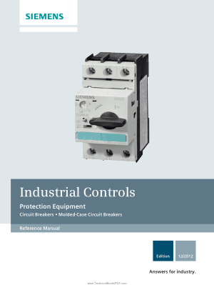 Industrial Controls Protection Equipment Circuit Breakers Molded Case Circuit Breakers