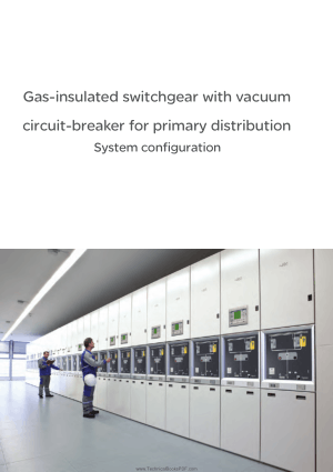 Gas Insulated Switchgear with Vacuum Circuit Breaker for Primary Distribution