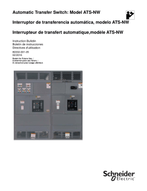 Automatic Transfer Switch Model ATS NW