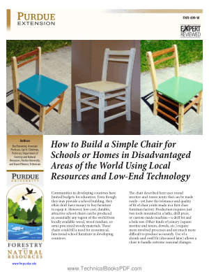 How to Build a Simple Chair by Purdue University