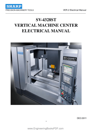 SV 4328ST Vertical Machine Center Electrical Manual