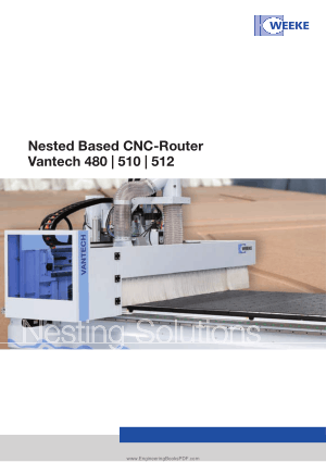 Nested Based CNC Router Vantech 480 510 512