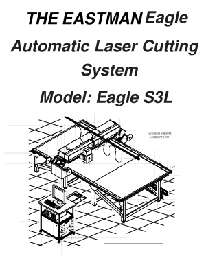The Eastman Eagle Automatic Laser Cutting System Model Eagle S3L