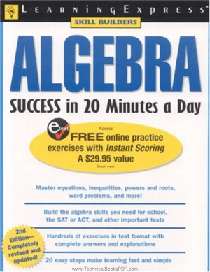 Algebra Success In 20 Minutes A Day Second Edition