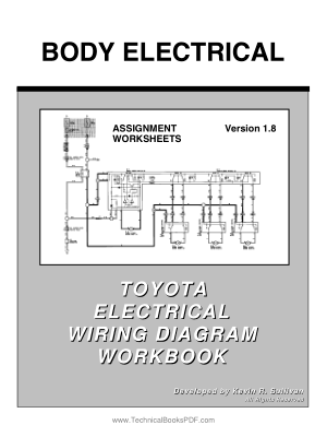 Toyota Electrical Wiring Diagram Workbook