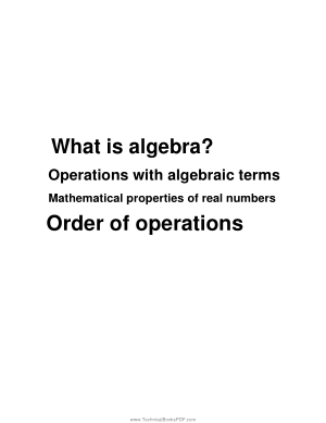 Algebra Operations by NYU Wagner
