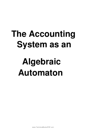 The Accounting System as an Algebraic Automaton
