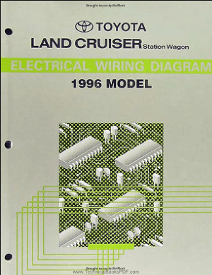Toyota Land Cruiser Station Wagon Electrical Wiring Diagram 1996 Model Owners Manual  by Birf Mark