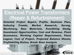 Electrical Power Transformers Repair and Refurbishment
