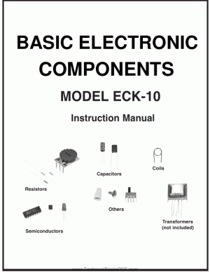 Basic Electronic Components Model ECK 10 Instruction Manual PDF Download