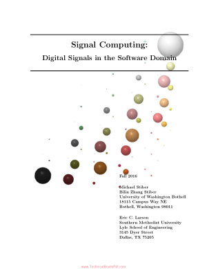 Signal Computing Digital Signals in the Software Domain
