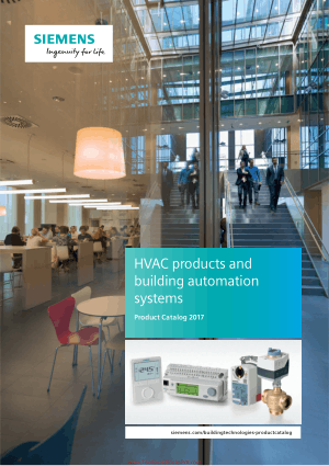HVAC products and Building Automation Systems 2017