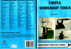 Workshop Practice Series 31 Useful Workshop Tools