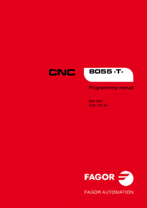 CNC 8055 T Programming manual