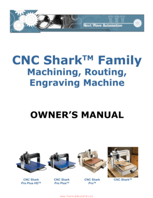 CNC Shark TM Family Machining, Routing, Engraving Machine