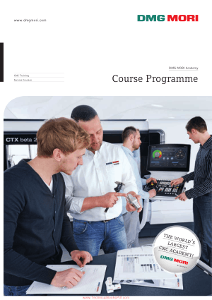 CNC Training Course Programme