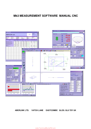 MK3 Measurement Software Manual CNC