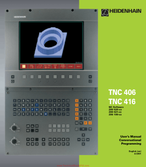 TNC Models TNC 406, TNC416, Software and Features
