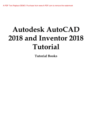 Autodesk AutoCAD 2018 and Inventor 2018 Tutorial By Tutorial Books