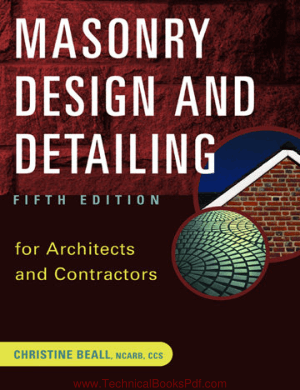 Masonry Design and Detailing For Architects and Contractors Fifth Edition