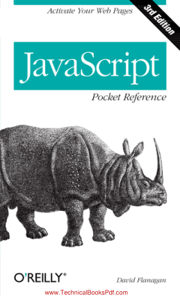 Javascript Pocket Reference 3rd Edition By David Flanagan