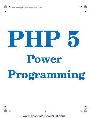 PHP5 Power Programming