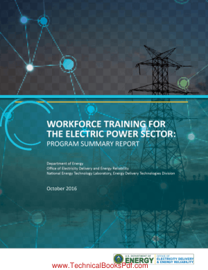 Workforce Training for the Electric Power Sector Training