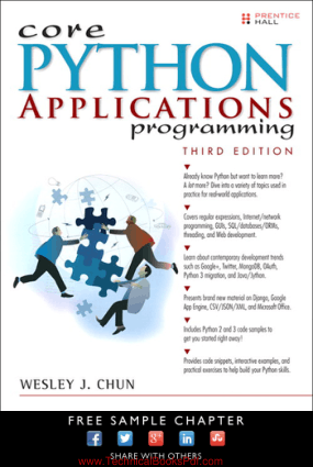 Core Python Applications Programming Third Edition