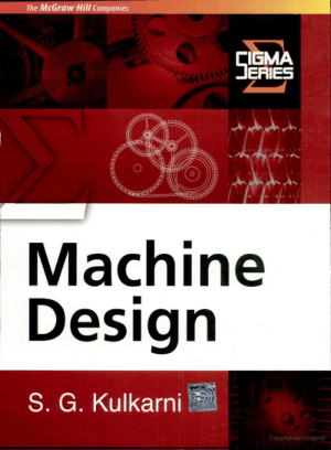 Machine Design by S G Kulkarni