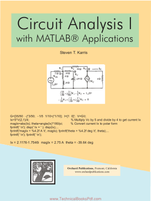 Telecharger livre Circuit Analysis I with Matlab Applications