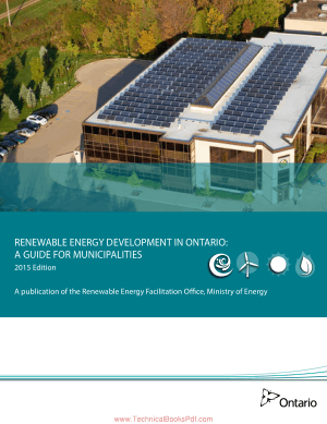 Renewable Energy Development in Ontario A Guide for Municipalities