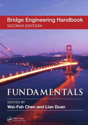 Bridge Engineering Handbook Fundamentals 2nd Edition By Wai Fah Chen