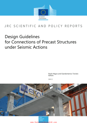 Design Guidelines for Connections of Precast Structures under Seismic Actions