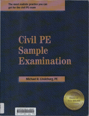 Civil PE Sample Examination