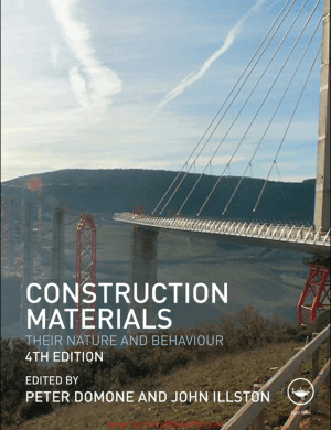 Construction Materials 4th Edition By Peter Domone and John Illsstion
